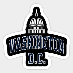 Washington District of Columbia DC Vintage Sticker